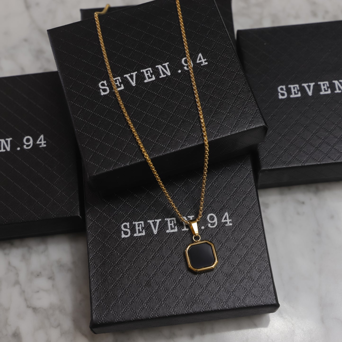 Black Onyx Stone Pendant