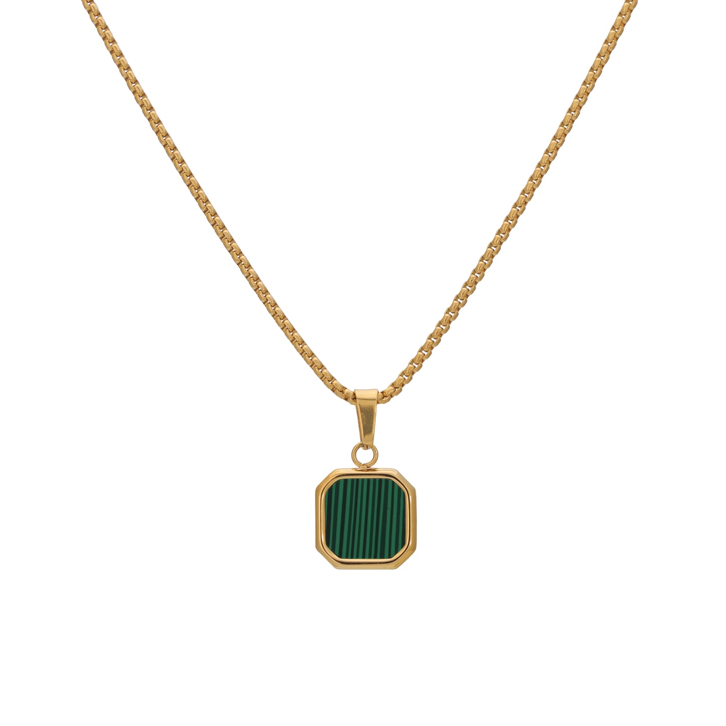 Malachite Stone Pendant
