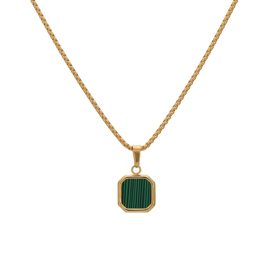 Malachite Stone Pendant