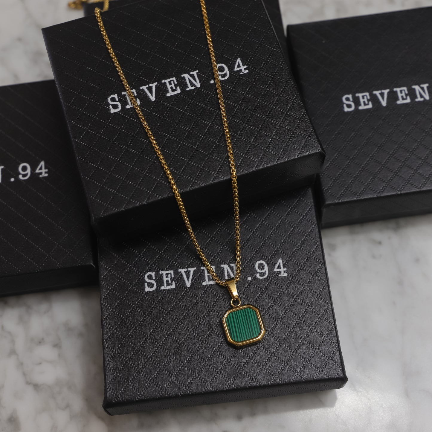 Malachite Stone Pendant