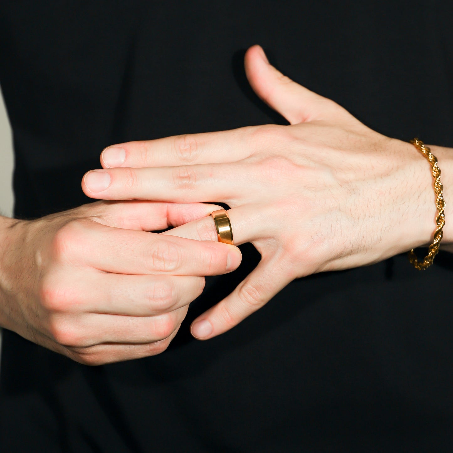 Brushed 8MM Band Ring