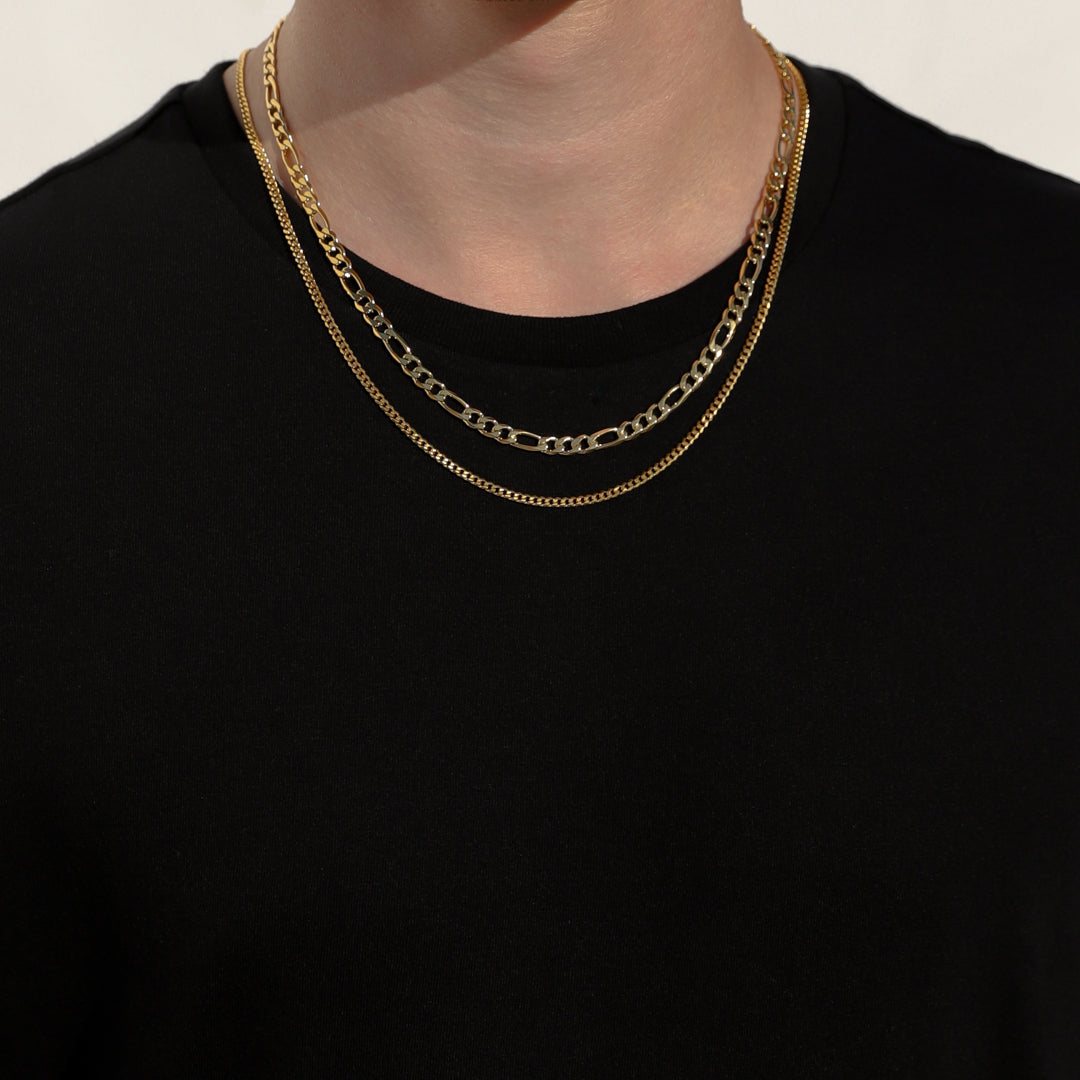5mm Figaro Chain Necklace (6883450126502)