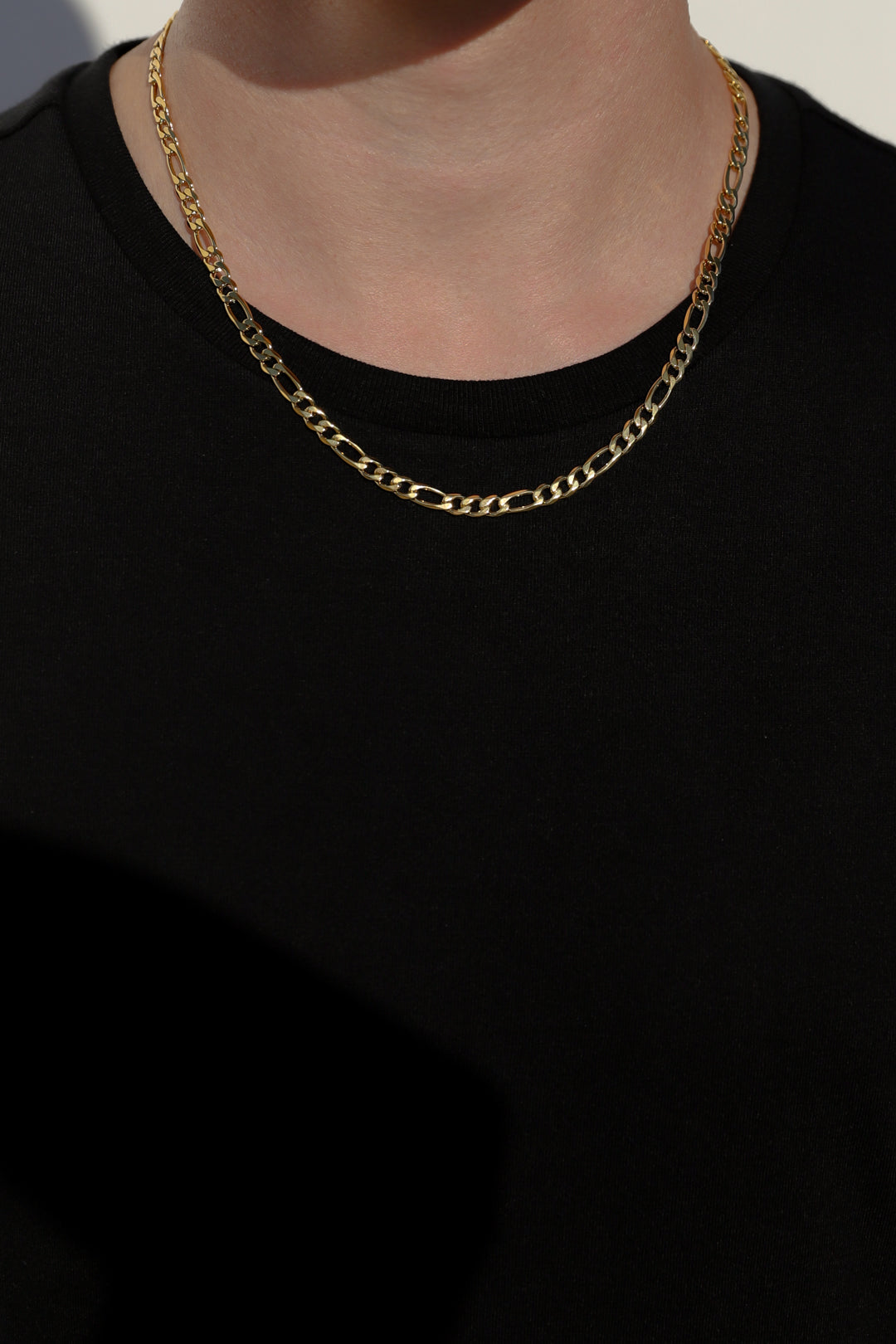 5mm Figaro Chain Necklace (6883450126502)