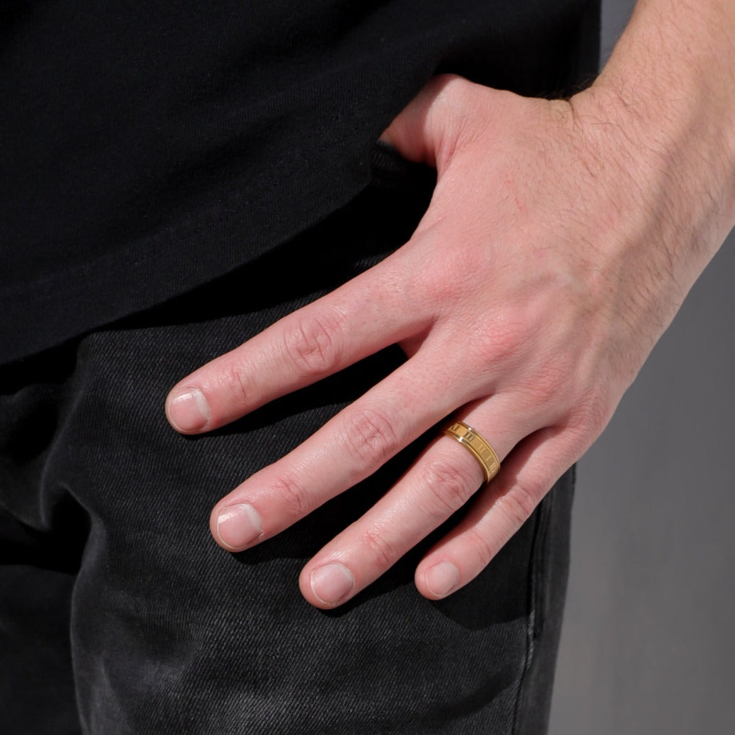 roman numeral ring (6883452059814)