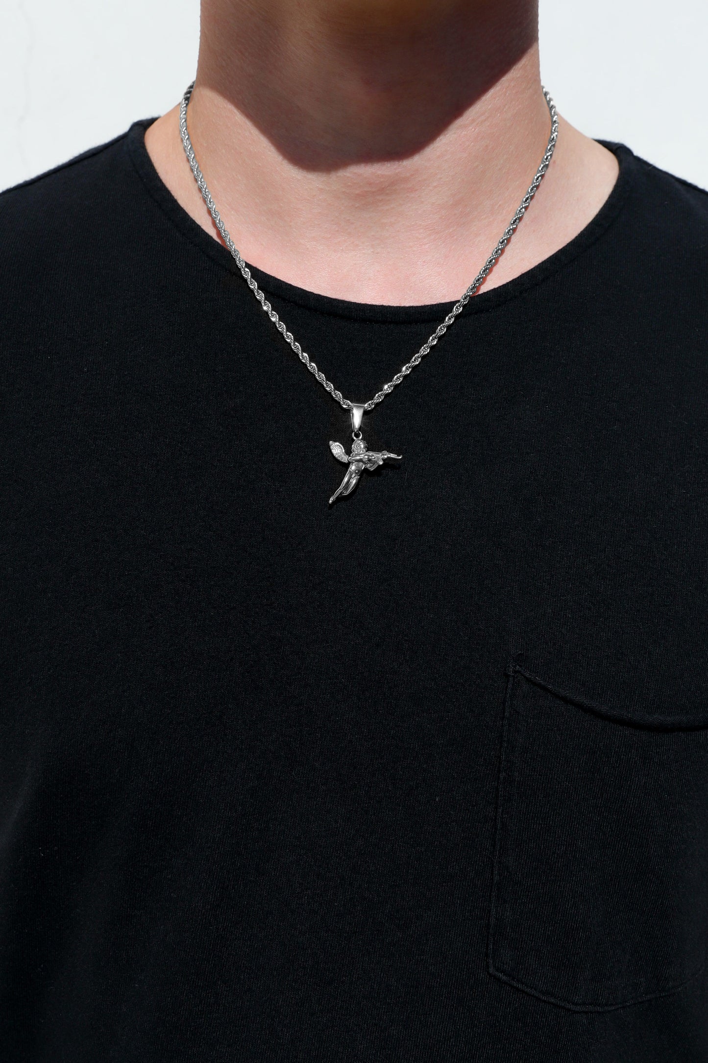 Cupid Pendant Necklace