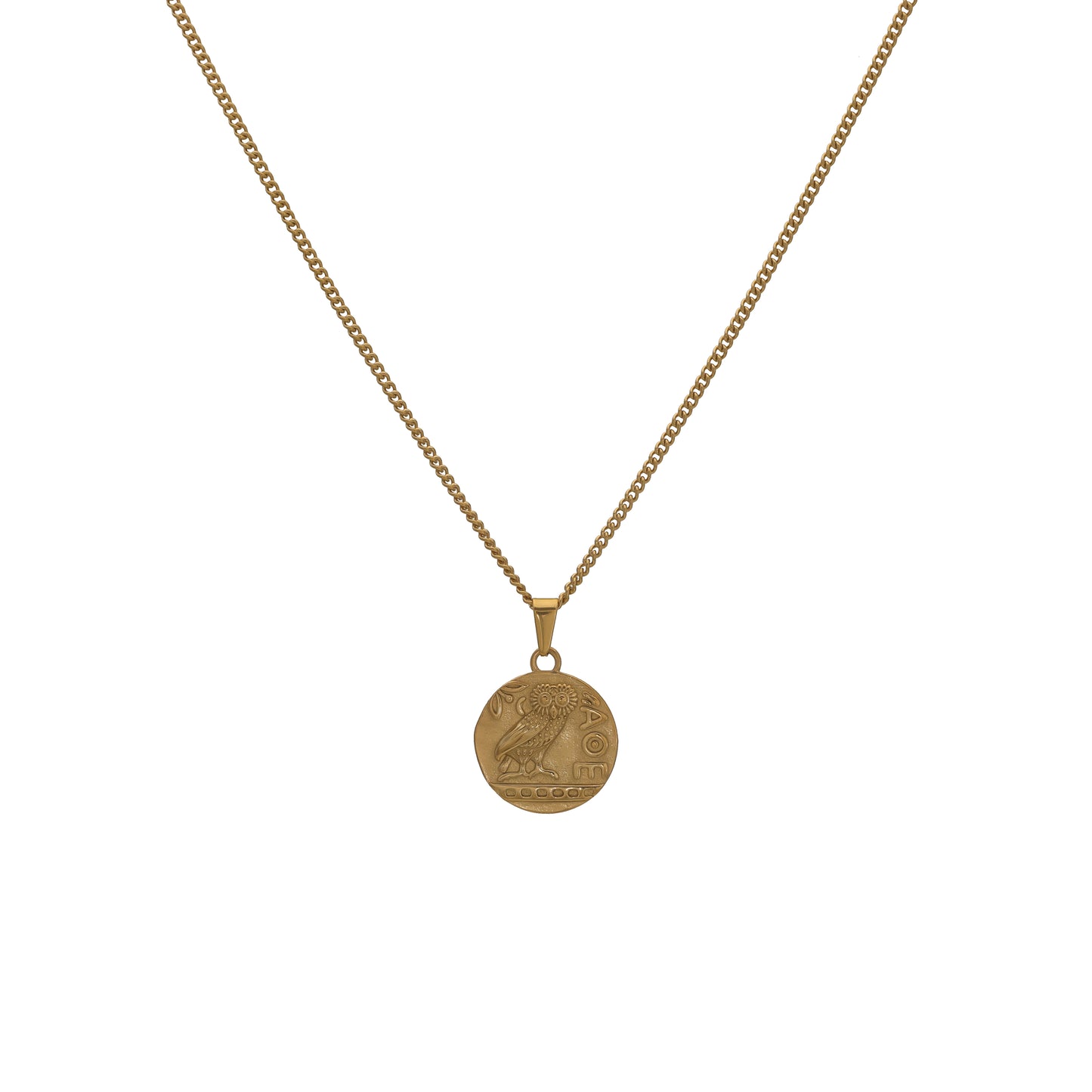 Greek Owl Pendant