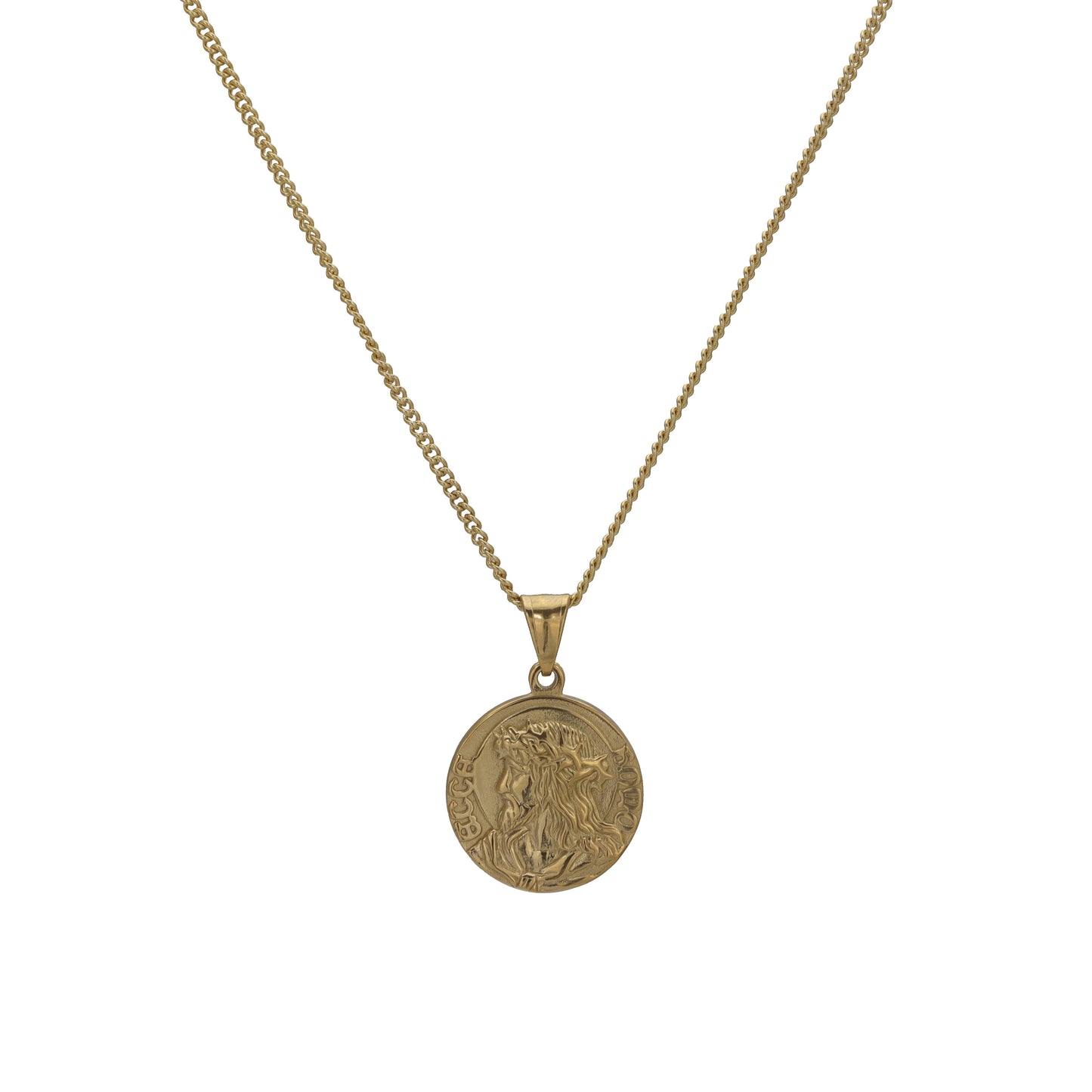Jesus Crown of Thorns Gold Set