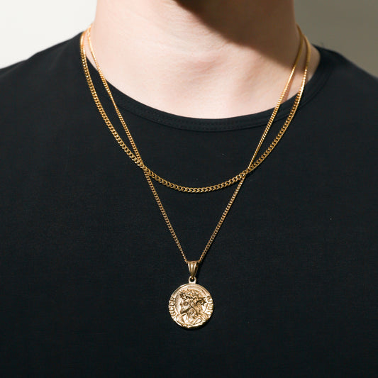 Jesus Crown of Thorns Gold Set