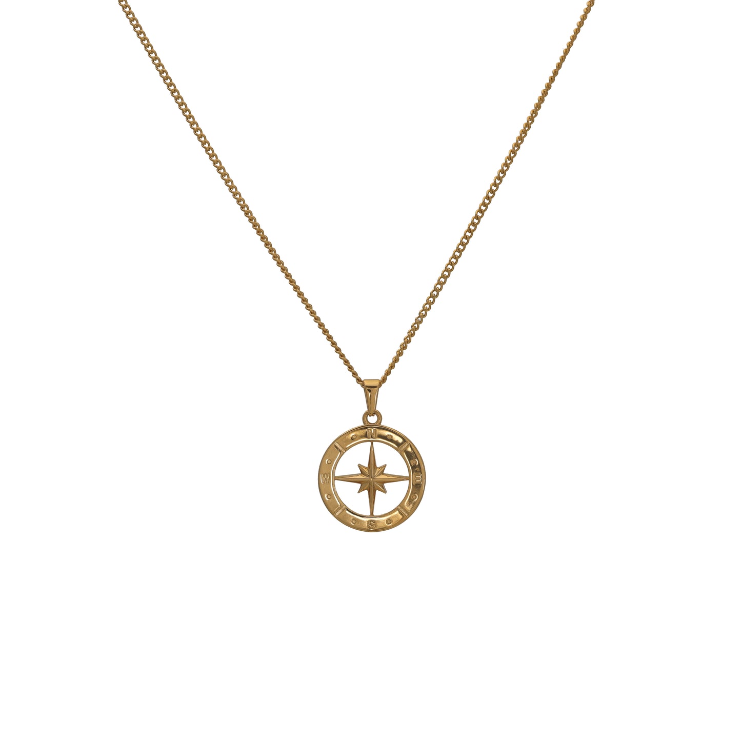 Large Compass Pendant