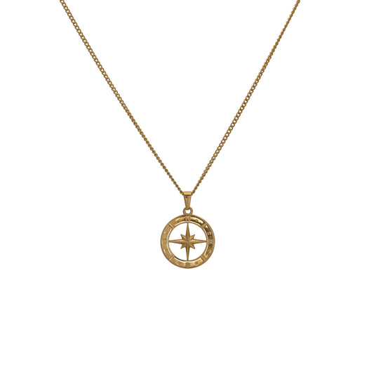 Large Compass Pendant