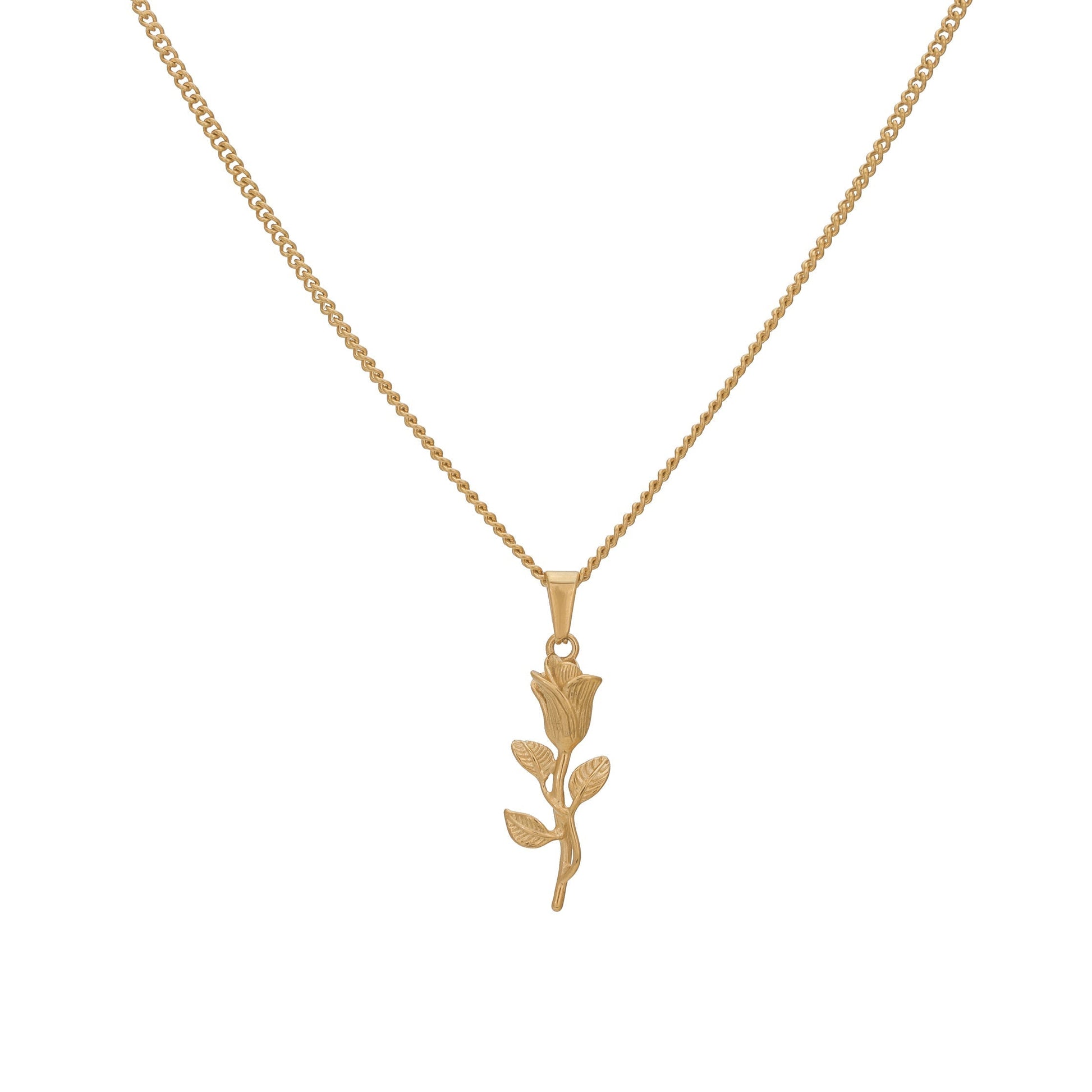 rose pendant necklace (6883448291494)