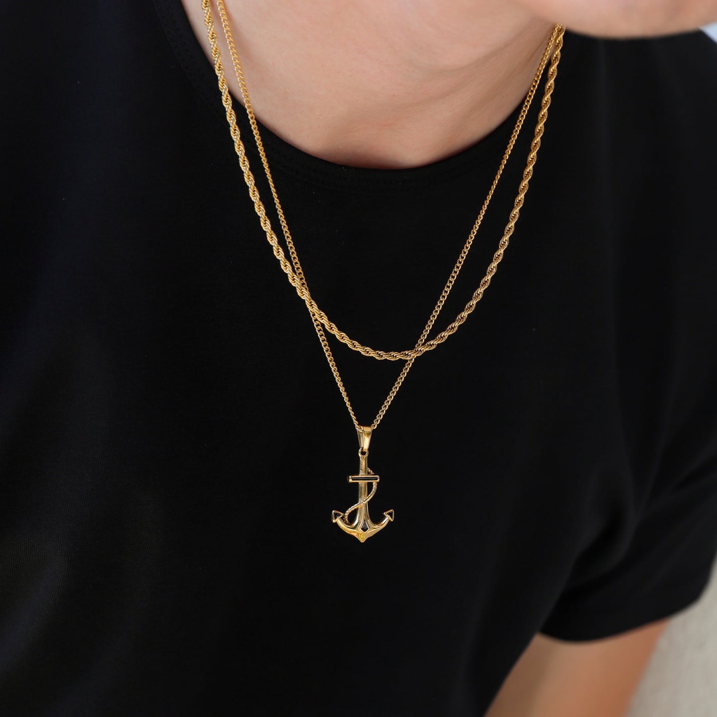 Anchor Pendant Rope Set