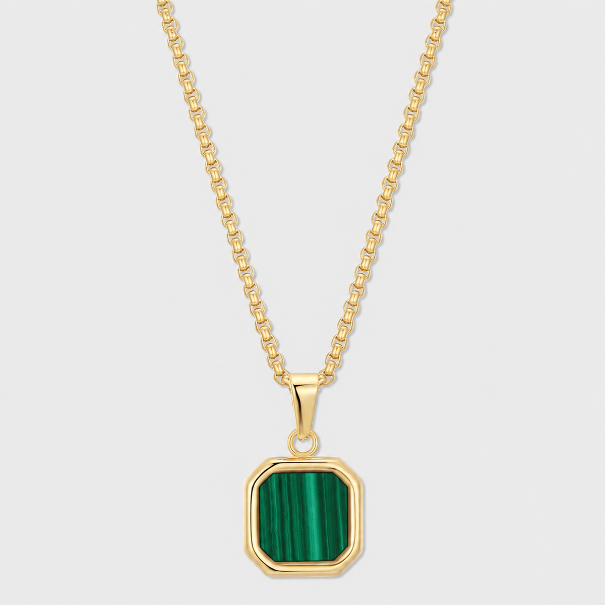 Malachite Stone Pendant