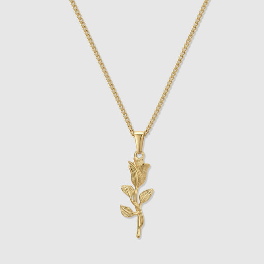Rose Pendant Necklace