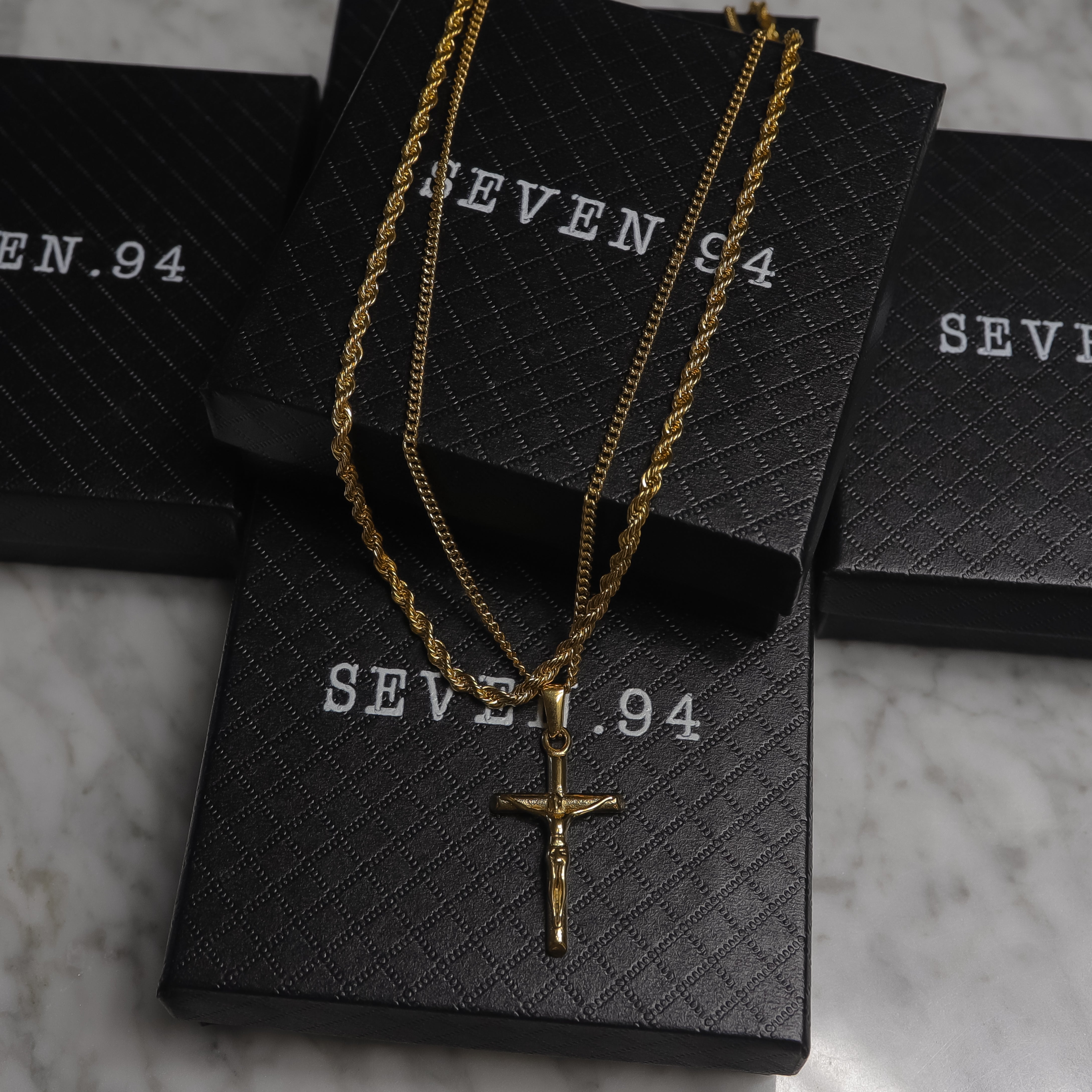 Seven pendant with rope 2024 chain