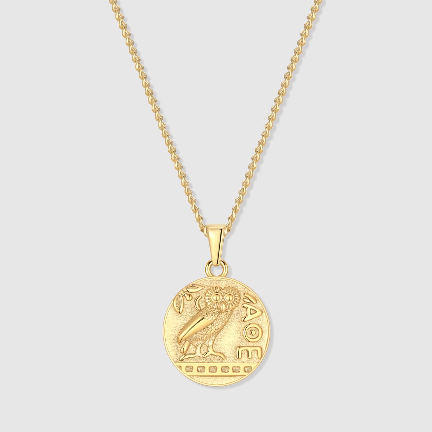 Greek Owl Pendant