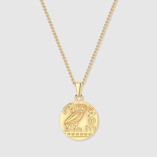 Greek Owl Pendant