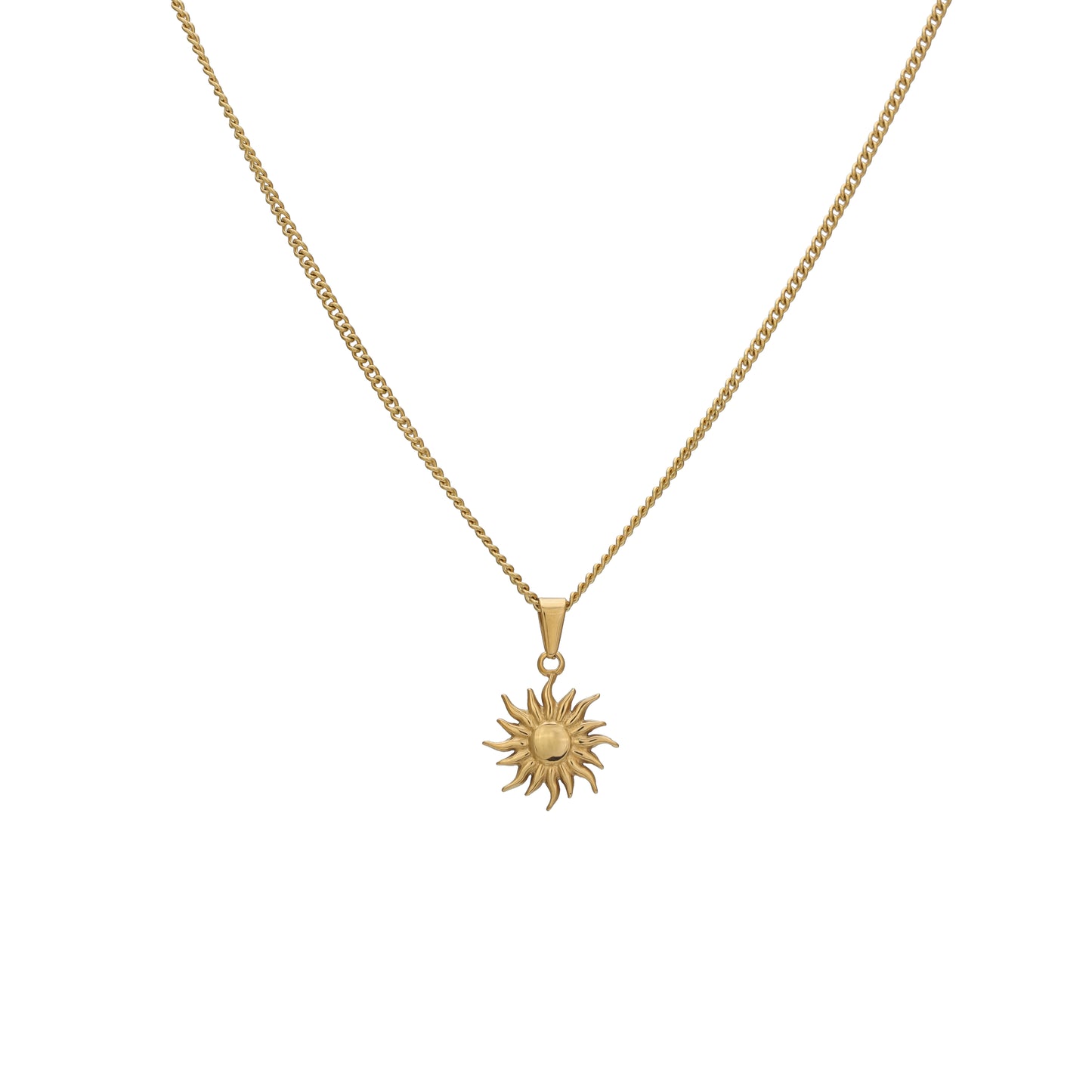 Sun Pendant Necklace