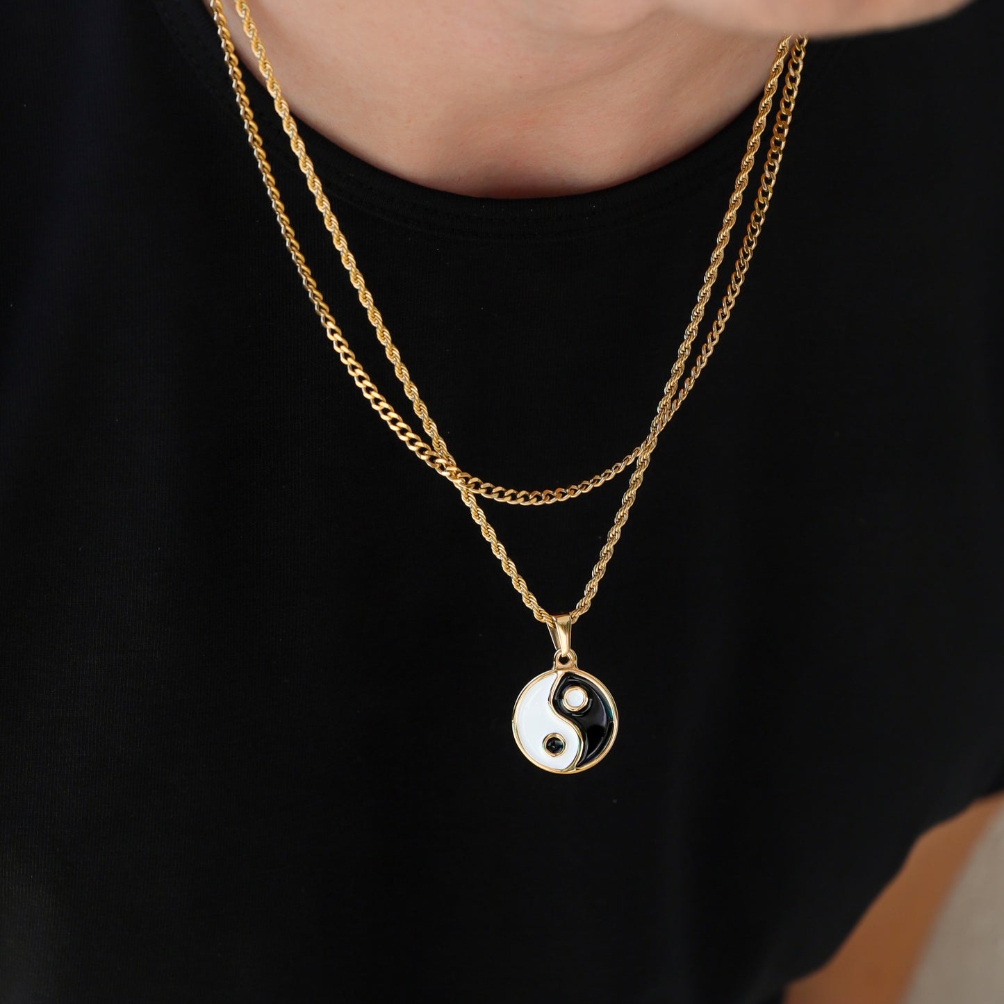 Yin Yang Gold Set